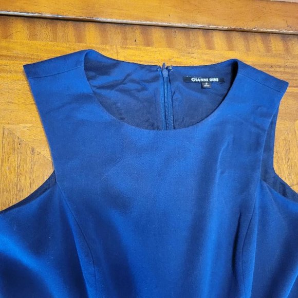 Gianni Bini Blue Fit & Flare Dress - Picture 4 of 12